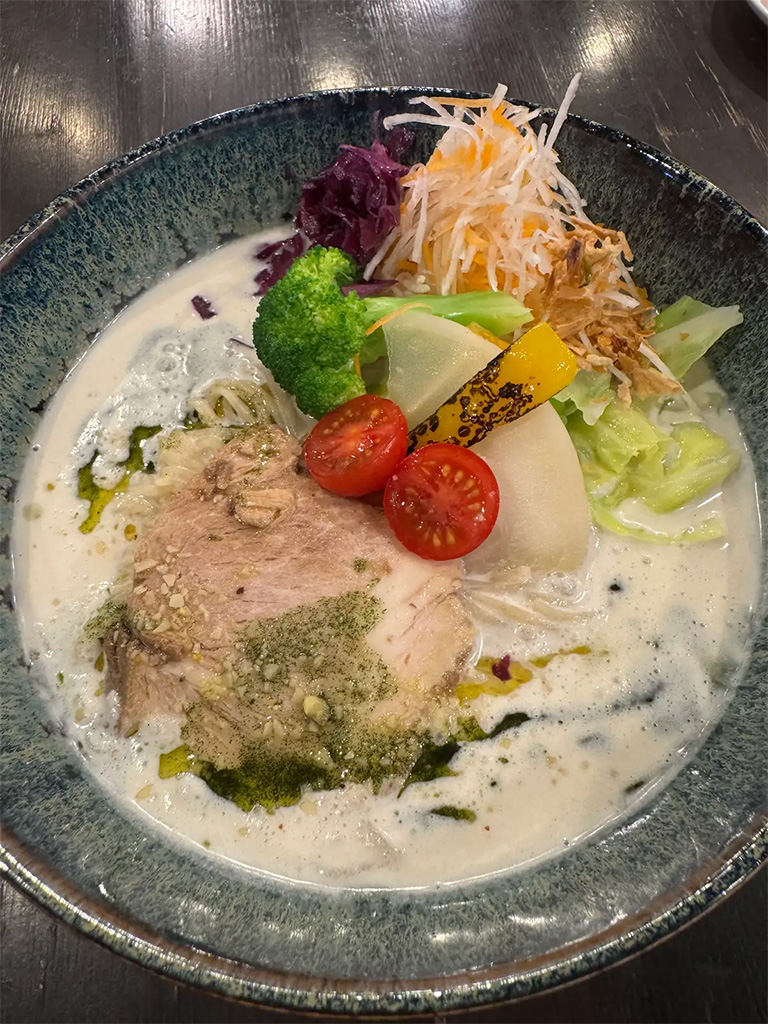 青森長芋のビシソワーズそば