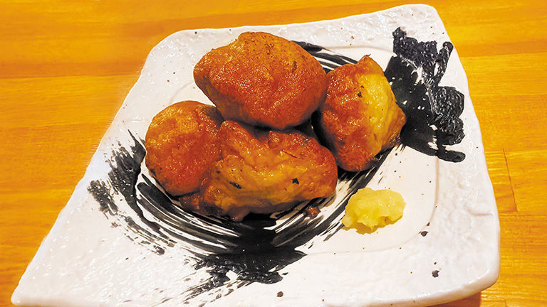 トロロを使った自家製さつま揚げ